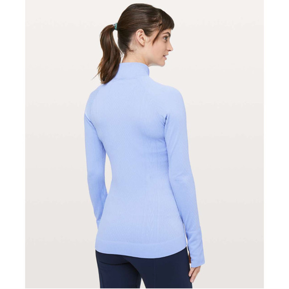 RARE Lululemon Mock Neck 6 Blue Lilac NWOT - Picture 3 of 11